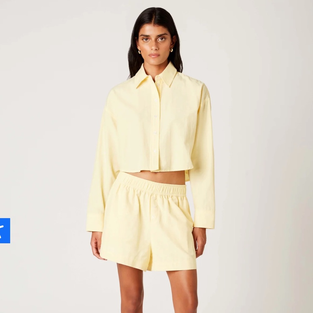 NIA THE BRAND- butter yellow set